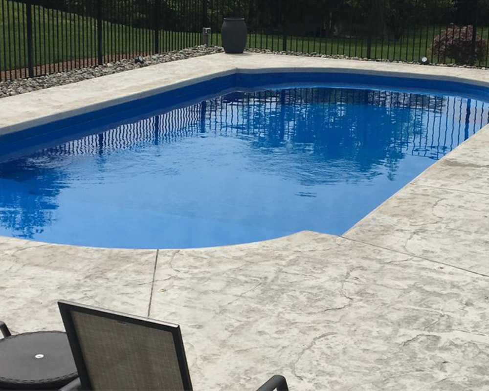 L36 fiberglass pool model for sale near Wall Township NJ